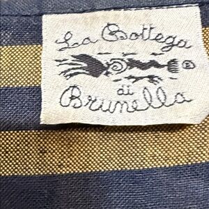 Lea Bottega di Brunelli Medium men unisex long sleeve Linen shirt handmade Italy